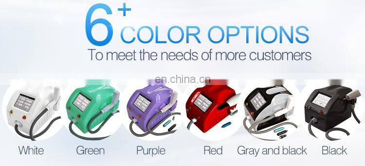 Fast treatment effect ND YAG Q- Switched tattoo removal machine ND Yag painless laser tattoo removal machine