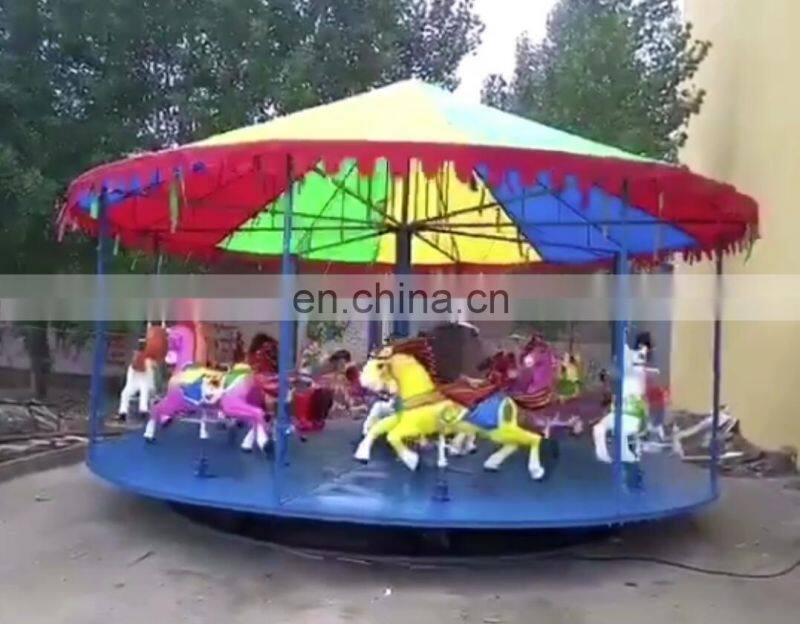 portable amusement ride carousel merry used rides with trailer