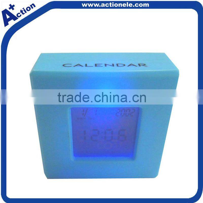 Digital Calendar Table Clock with Green LED light