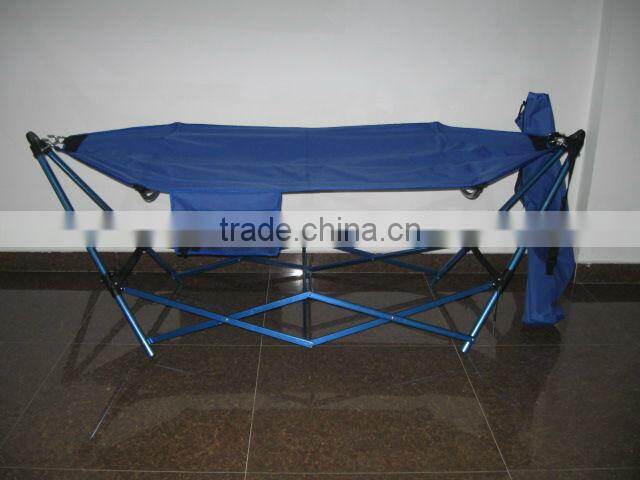 Stand hammocks with mosquito netting