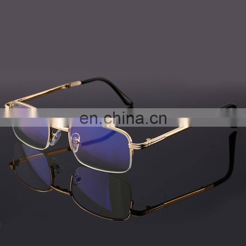 Unisex women men Folding Metal Reading Glasses +1.00 1.50 2.00 2.50 3.00 3.50 4.00 Diopter + Case