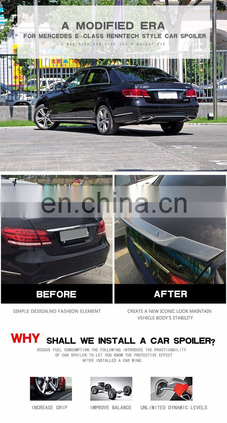 Carbon Fiber Rear Spoiler for Mercedes W212 E Class