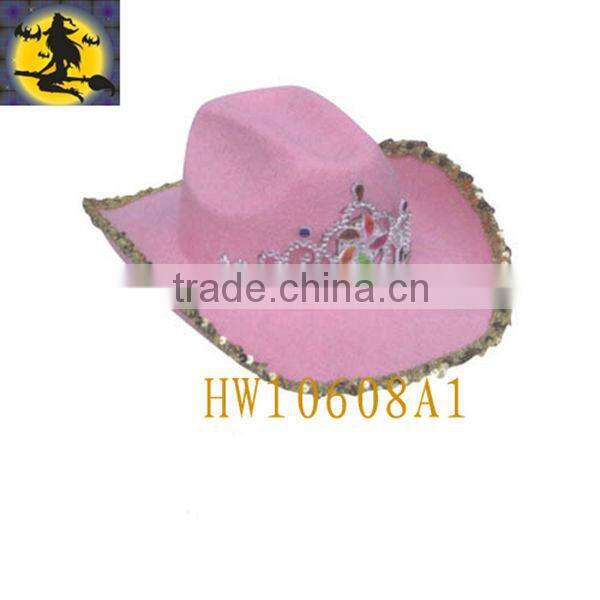 2013 New Pink Cowboy Hat for Sale Cheap