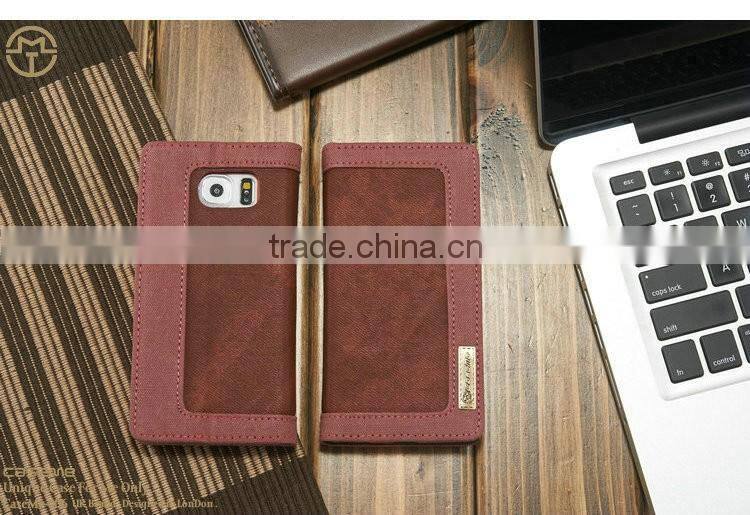 For Samsung Galaxy S6 Case, Book Style Flip Leather Case Cover for Samsung Galaxy S6