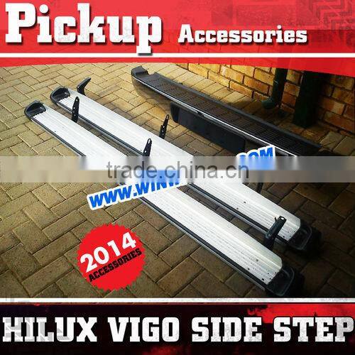 4X4 ACCESSORIES OFF ROAD ROCK SLIDER SIDE STEP BAR FOR HILUX VIGO TRITON D-MAX BT-50 COLORADO XTERRA