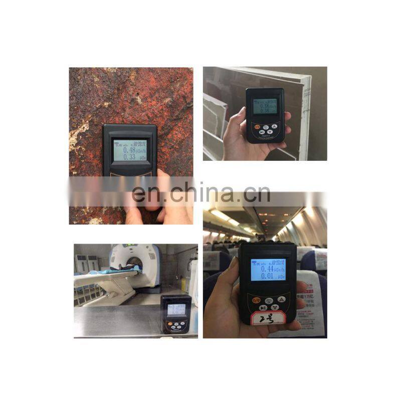 Chinese English Menu FS9000 Battery Type Nuclear Radiation Detector Radiation Dosimeter Detector