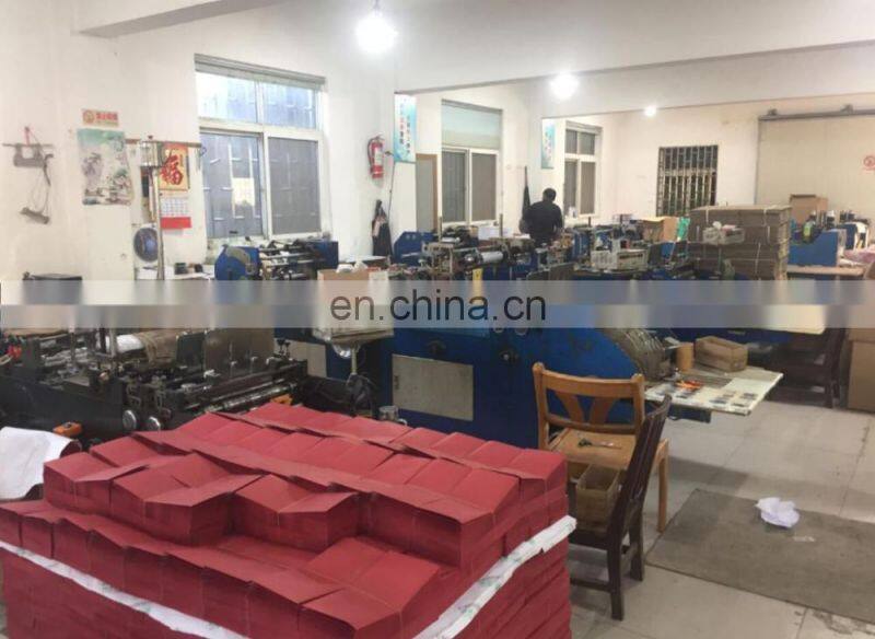 ZF390 Automatic Pocket & Wallet Envelope Making Machine flap coating equipment