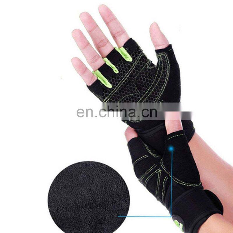 Gym Gloves Professional Unisex Fitness Sports Half Finger Riding Gym Yoga Weightlifting Bodybuilding