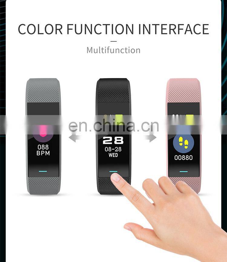 cheap price fashion 3D color screen body fit heart rate monitor instructions for rohs smart watch