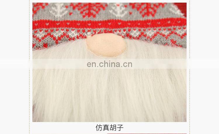 Christmas Table Runner with Elf Legs 3D Faceless Dolls Santa Claus Table Runners Christmas Theme Tablecloth