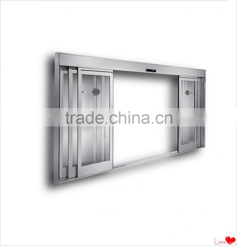 Single open toilet automatic telescopic gate china supplier