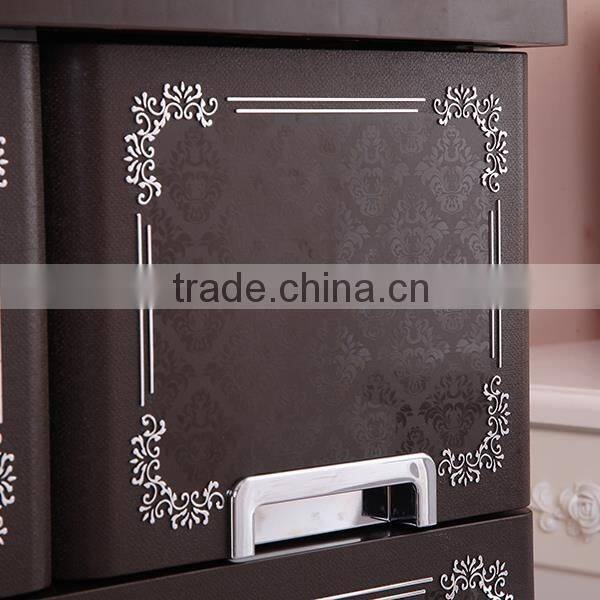 Houseware colorfur simple design 4-Layer Plastic Drawers