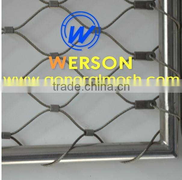 stainless mesh Webnet infill panel for balustrade, Green Walls | generalmesh