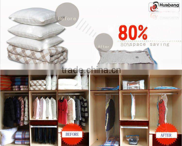 Vacuum Seal Hanging Stoarge Garment Bag Protect Clothes From Insects And Mildew