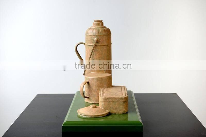 Home Decoration Bronze Live Statue Lunch box Sculpture Patented