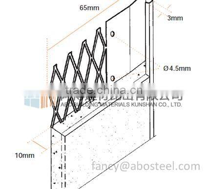 ABO supllier-Plaster Stop Beads, Micro Plaster Stop Beads/ External Render Stop Beads/ Render Stop Beads