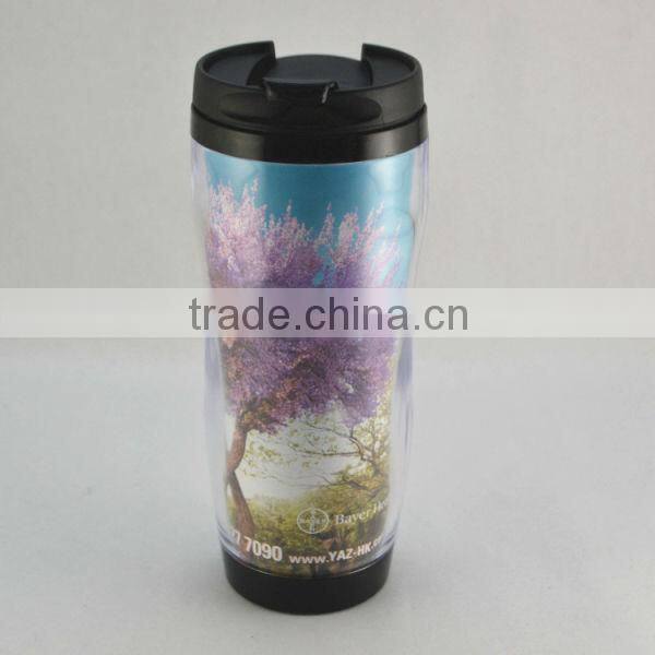 wholesale insulated plastic tumbler cup,plastic coffee mug