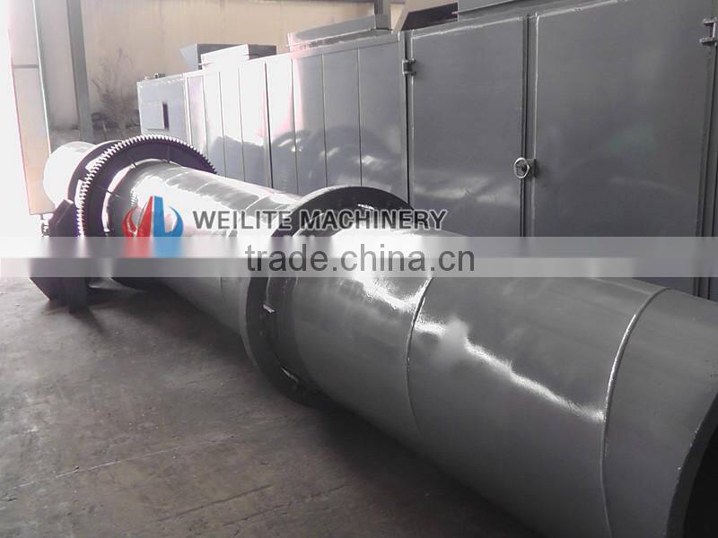 Energy Saving Drum Wood Chip Flour Dryer Machine / Rotary Wood Chip Flour Dryer Machine / Wood Chip Flour Dryer Machine
