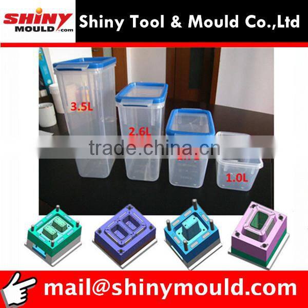 4 cavities thin wall cup mould