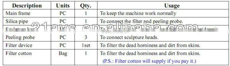 Microdermabrasion Diamond Peel Machine