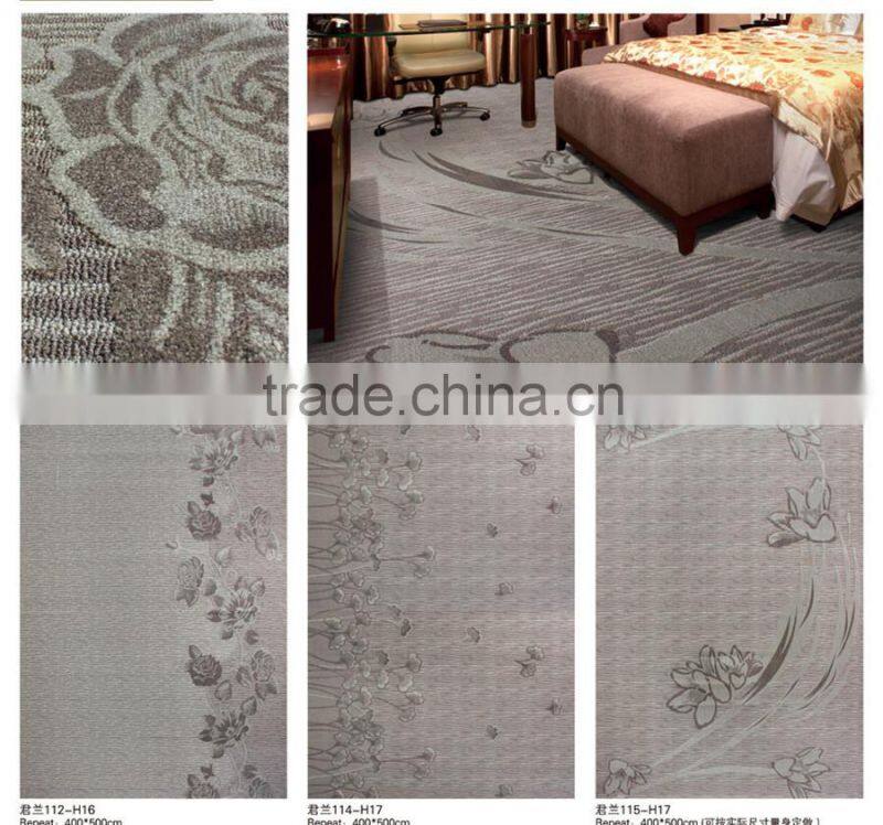Hotel Carpet Machine Made Wall To Wall Polypropylene Tufted Carpet