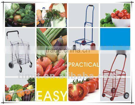Luxury Design Practical Aluminum Shopping Trolley Cart