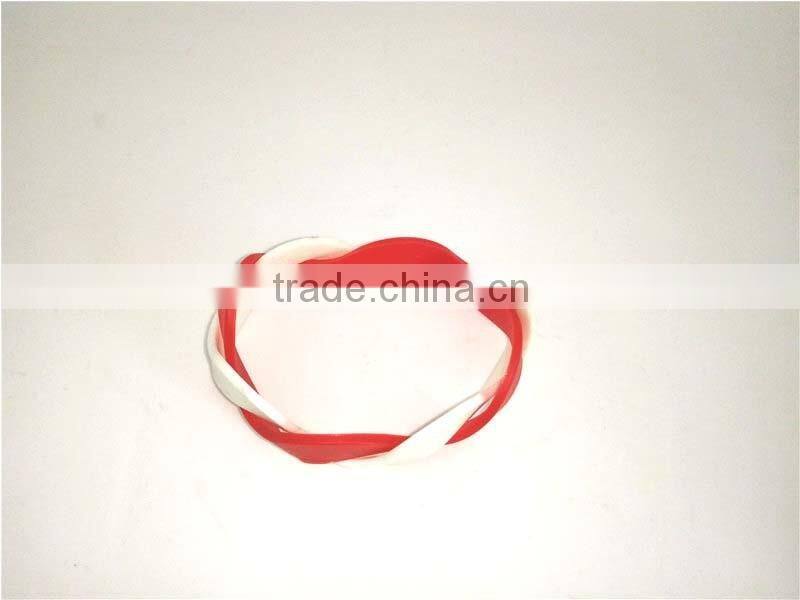 Novetly Eco-friendly Rubber Bracelet Red Cross Silicone Wristband