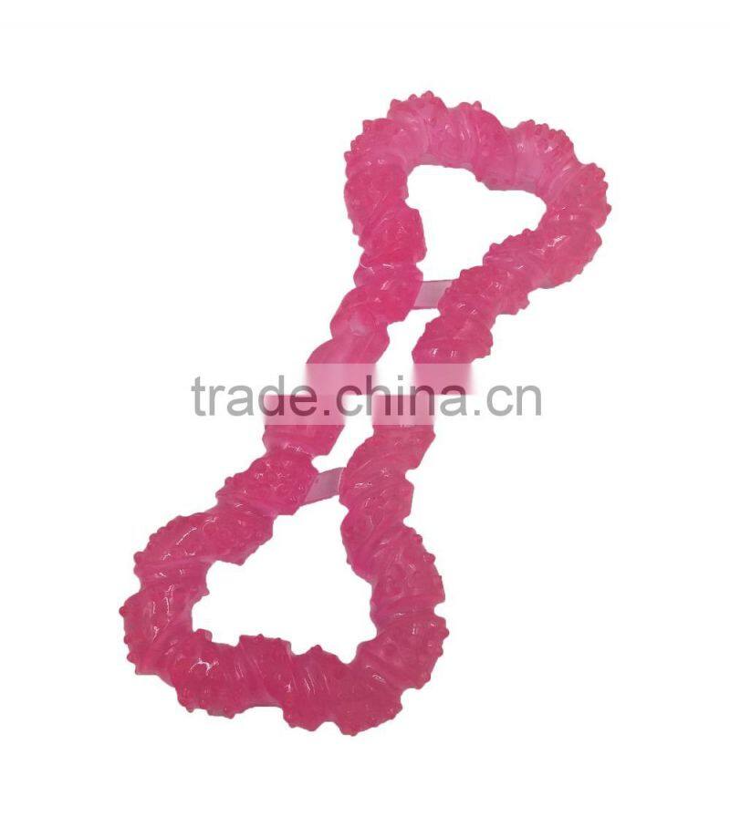plastic dog bone toy dog chew rubber bone,soft rubber dog toy