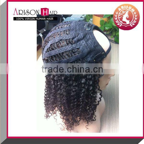 Malaysian human hair u part wig