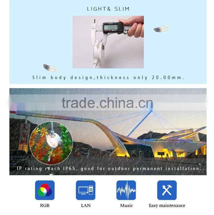 intelligent matrix control rgb pixel led 30mm