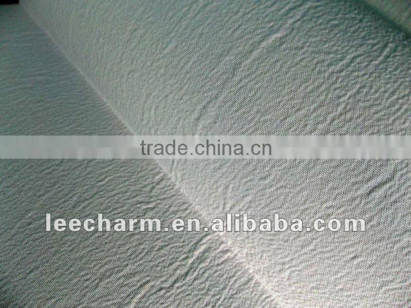 Crinkle Pongee Fabric Artificial Plants Material