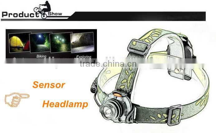(120305) Best super bright 3*AAA dry battery Sensing most powerful headlamp
