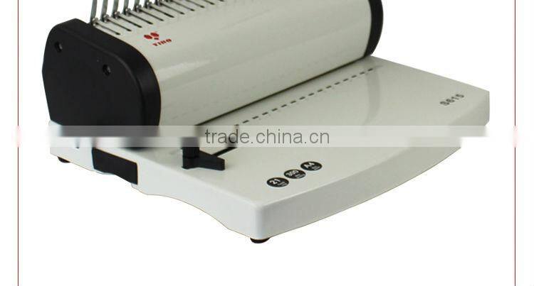 Spiral book binding machine