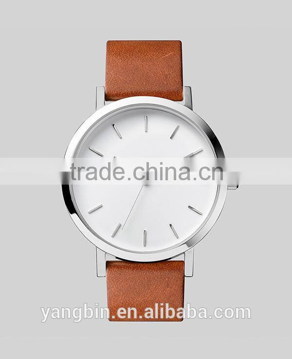 high end leather strap branded watches for couple