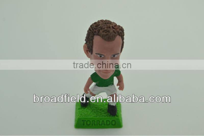 2014 World Cup pvc football figurines with big head / Promotional gift