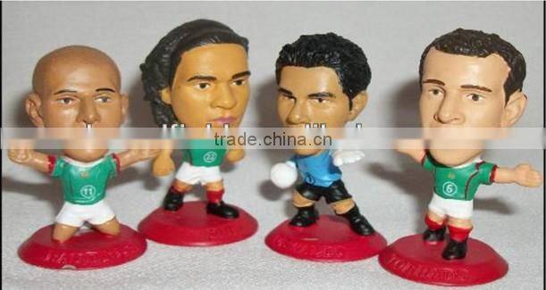 realistic PVC 3D custom big head toy for gift