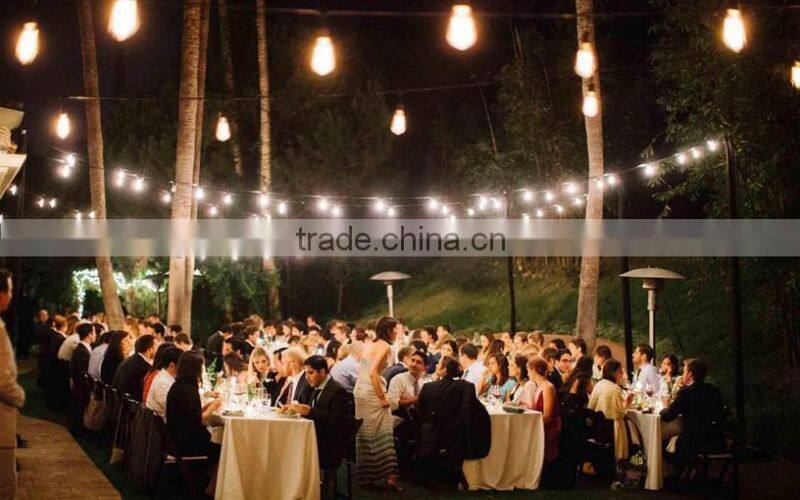 garden wedding party lights waterproof decoration lights 220V 25 socket outdoor string lights