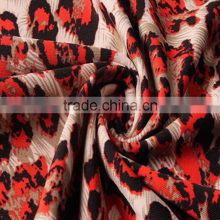 DTY textiles digital printed polyester spandex fabric with Oeko-Tex Standard 100 Certification