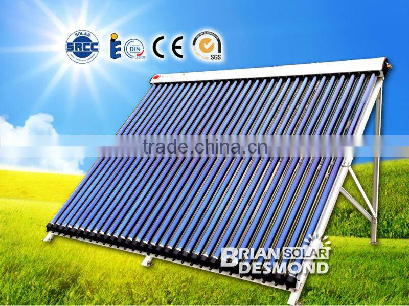 Separated Evacuated Tube Heat Pipe Solar Collector