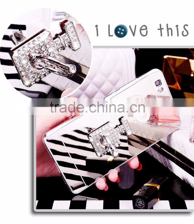 New design metal mirror surface case for Huawei p8 lite