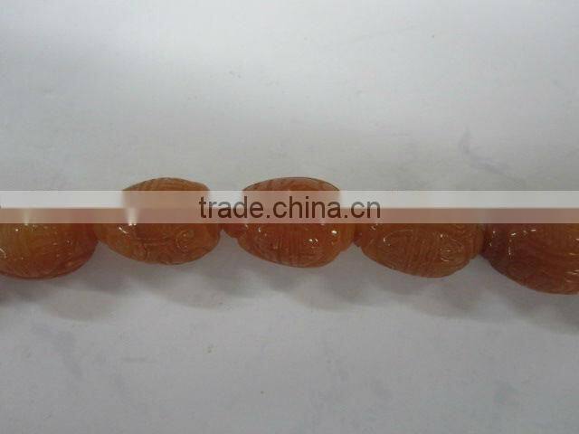 Red Aventurine carved bettle