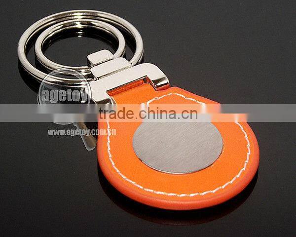Leather Coin Holder Key Ring