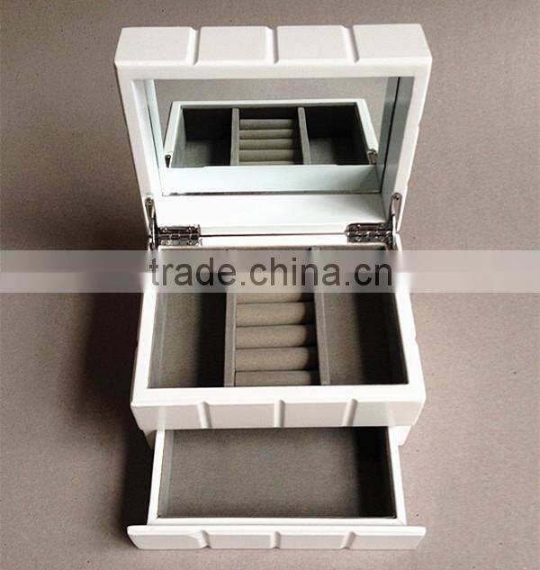 HOT SALE! custom rectangle wooden magic cube storage jewelry box