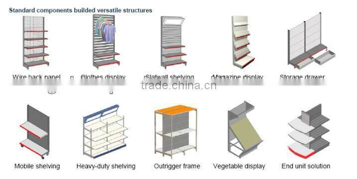 supermarket shelf,metal shelf