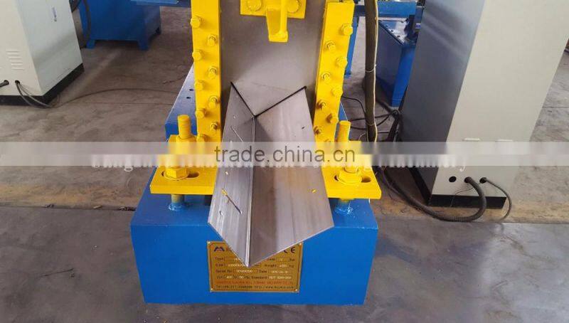V angle roof sheet metal bending machine with punching