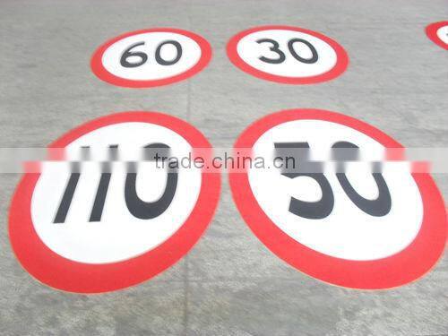 Self adhesive reflective vinyl Road reflective marking tape Arrow warning tape