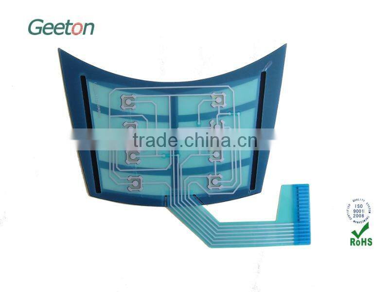 Custom Embossing Tactile Metal Snap Dome Membrane Switch Keypad