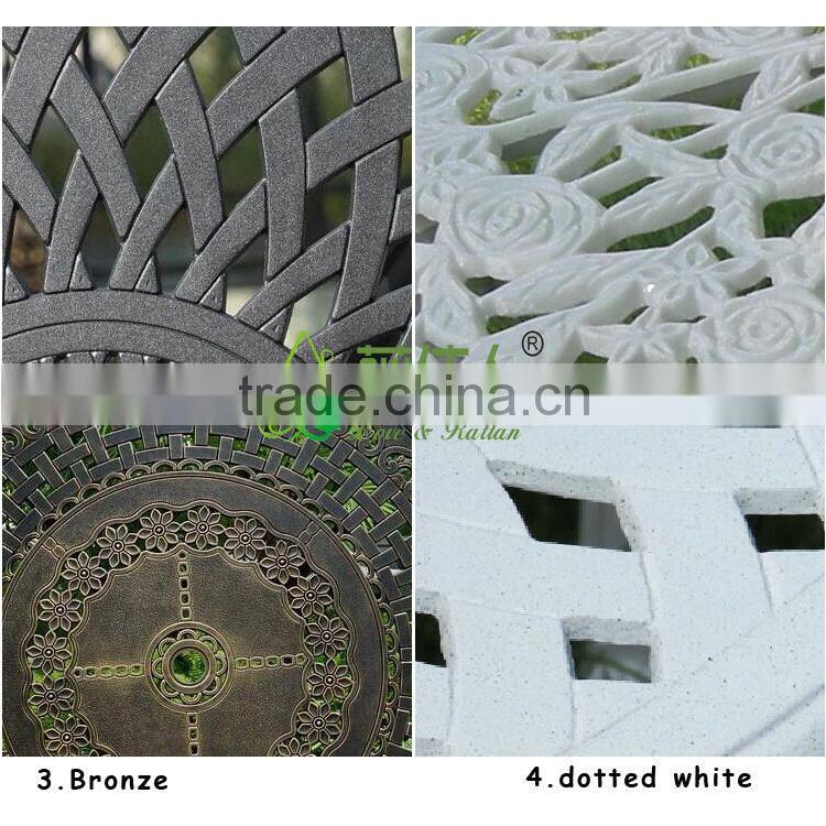 Cheap White Wrought Cast Iron outdoor table and chair