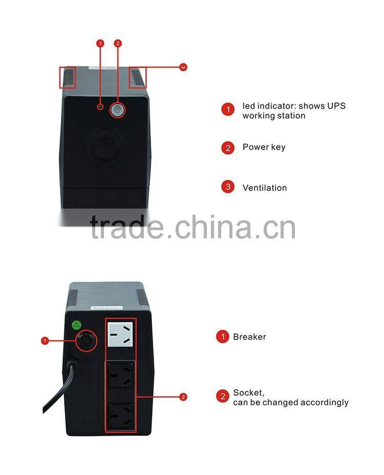 Line Interactive Modified Sine wave UPS 850VA