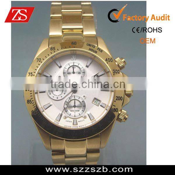 2012 well popular promotion fashion men's watch